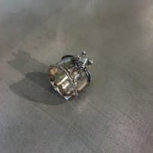 Ruins x Herkimer赫基蒙鑽 純銀 寬戒
