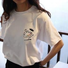 彩虹調色盤 刺繡Tee