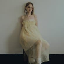 Lemon Organza Pocket Dress 檸檬黃歐甘紗洋裝