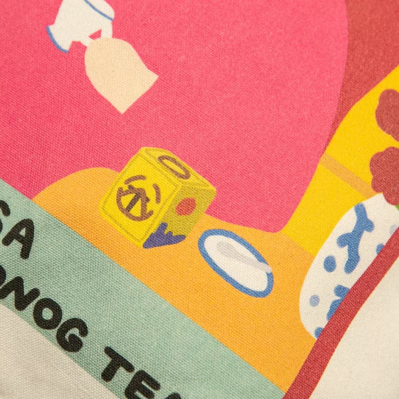 咪某雙面復古茶包帆布包
