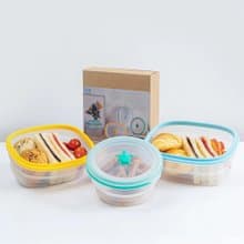 【仁舟淨塑】小海龜實用推薦組(3入)∣600ml+900ml+1200ml保鮮盒