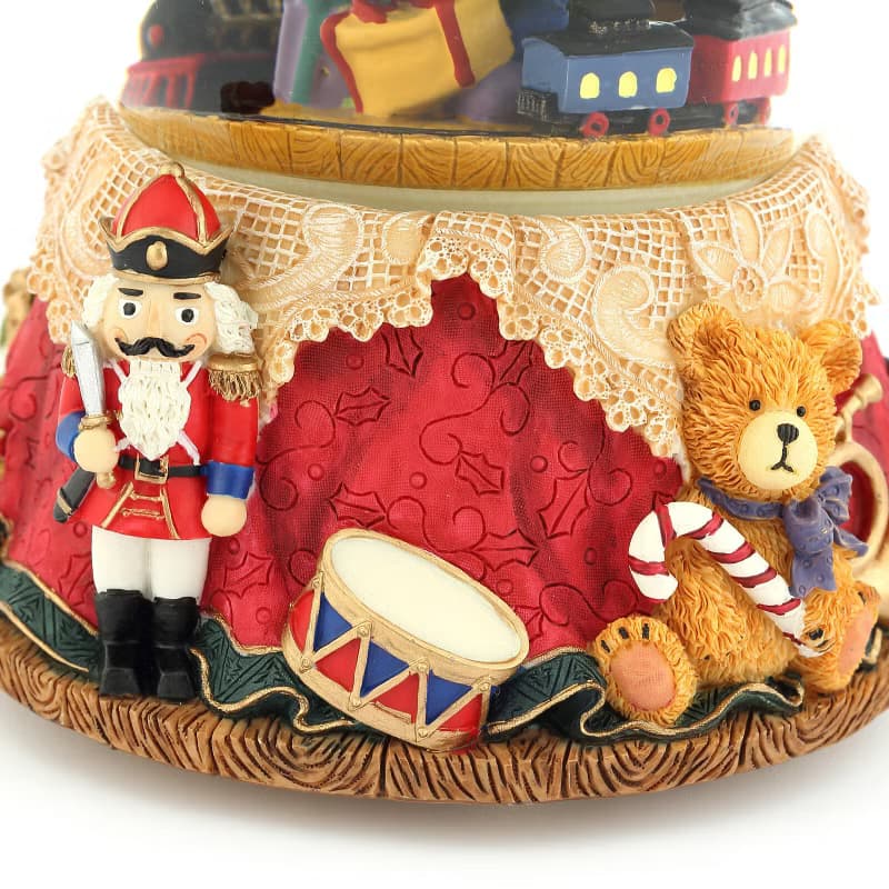 聖誕小火車 水晶球音樂盒情人節生日聖誕交換禮物胡桃鉗聖誕樹燈