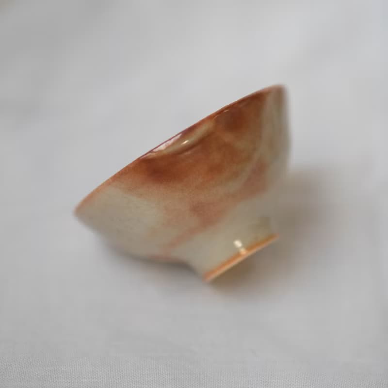 志野白瓷小茶杯組