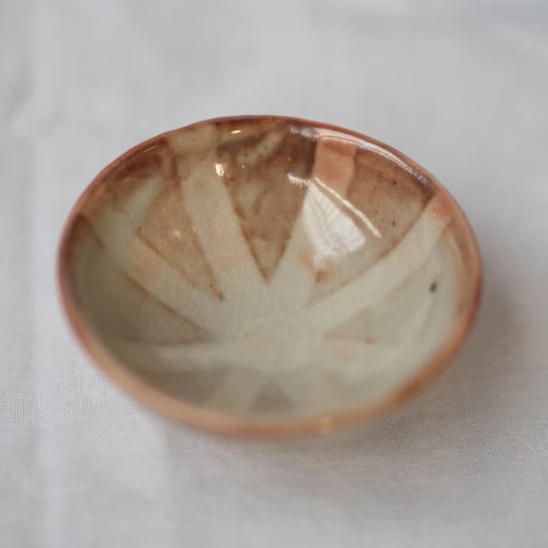 志野白瓷小茶杯組