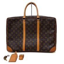 本物 Louis Vuitton ルイヴィトン シリウス45 ボストンバッグ モノグラム PVC レザー M41408 中古