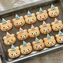 可愛動物半糖霜餅乾 慶生餅乾 幼兒園分享禮物
