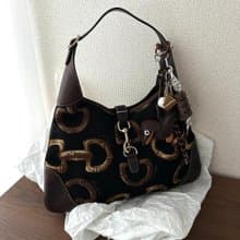 中古包 Gucci 罕有馬銜印花 Jackie Hobo