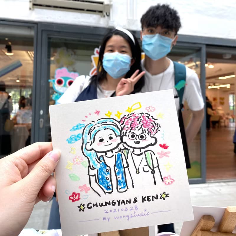 看到都會笑的 似顏繪