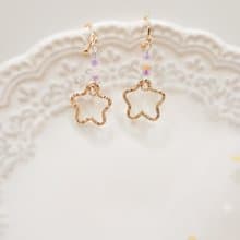 星星誓約 手作串珠耳骨夾| 植椛。飾 小眾品牌