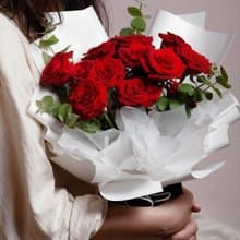 愛神維納斯玫瑰鮮花花束