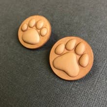 立體造型別針 真皮別針