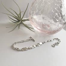 純銀手鍊 手作金工