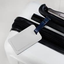 HOLI Luggage tag / Marble gray-blue