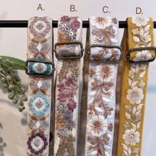 刺繡手機背帶 可調節背帶 好煩小姐