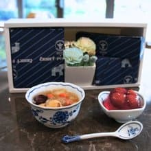 【娶水某 嫁好尪】歐洲原裝餐具3件組+手工盆花