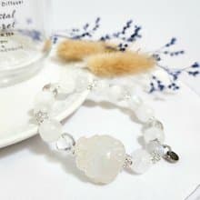 白幽靈龍龜設計手鍊/提升專注力、招桃花之水晶