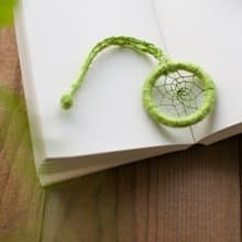 純粹青綠 - 麻繩 迷你捕夢網成品 - 森林系 包包吊飾 交換禮物