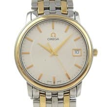 【日本直送】オメガ OMEGA デビル プレステージ 腕時計 cal.1432 4310.31 SS クオーツ アナログ表示 ホワイト文字盤 レディース【中古】
