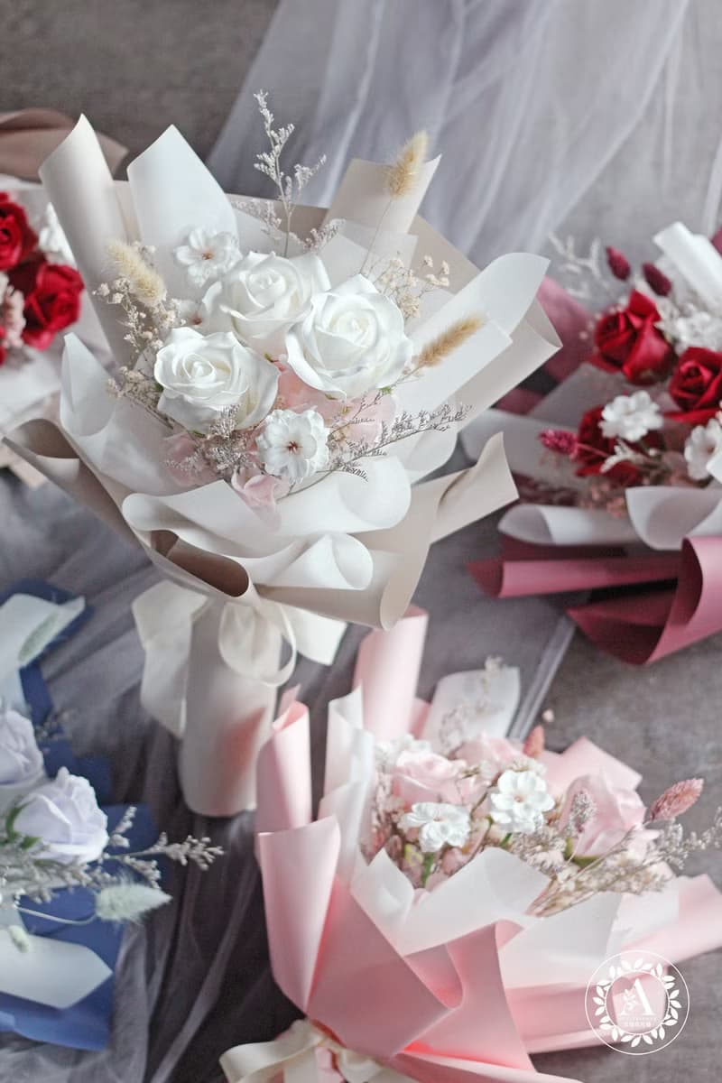 包裝花束 / 香芬皂花系列 / 浪漫玫瑰香氛皂花束