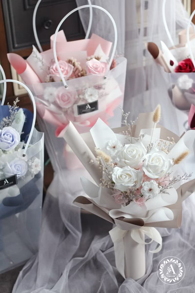 包裝花束 / 香芬皂花系列 / 浪漫玫瑰香氛皂花束