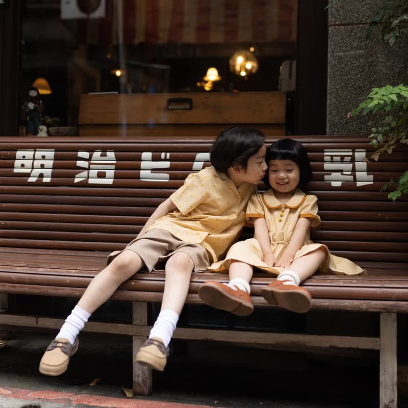 【兒童】紳士品格圓點小襯衫 - 拾穗奶油