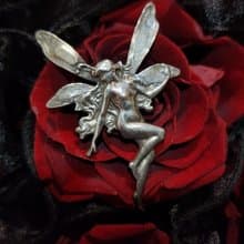 1988-1989英國伯明翰製小仙女純銀胸針(有 Hallmark)聖誕禮盒