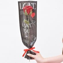 LOVE簡約針織紅玫瑰花束