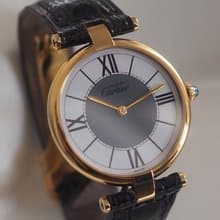 Cartier カルティエ マストヴァンドーム LM センターグレイ ユニセックス メンズ ヴィンテージ