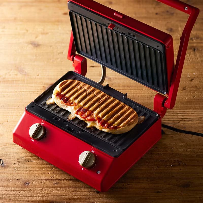 日本BRUNO 雙人厚燒三明治機BOE084(杏子灰)