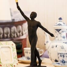 雕塑大師Welch英國製Wedgwood 2012倫敦奧運限量勝利之光陶瓷雕像