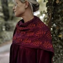 Pomegranate Shawl knitting manual electronic file