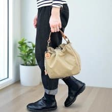 BALON　mini　ベージュ×ベージュ　CORDURA　撥水加工ナイロン素材バッグ