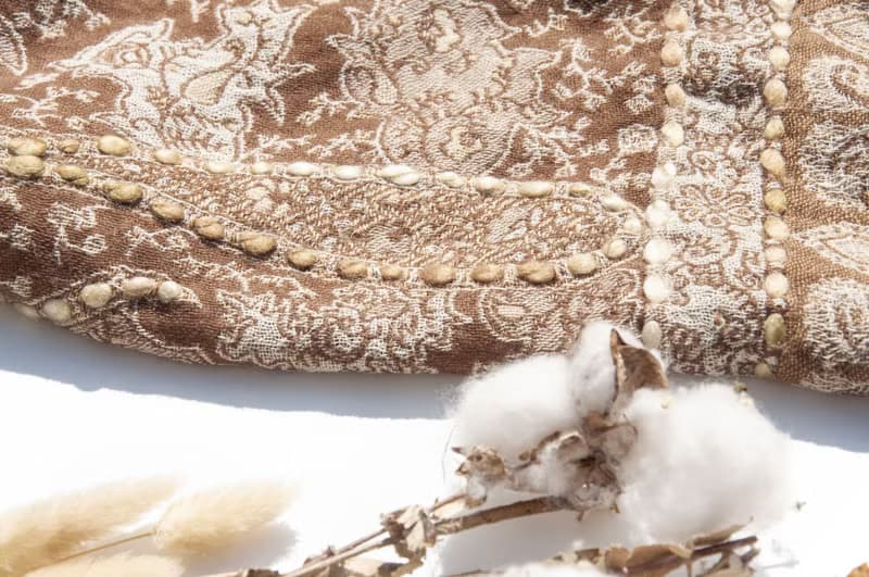 喀什米爾Cashmere/水煮羊毛披肩/針織圍巾/刺繡圍巾/羊絨披巾-花