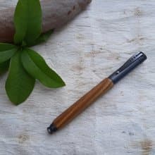 綠檀木 原木 手工筆 鋼筆 六角型