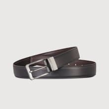 【免費升級送禮包裝】簡約造型穿針式皮帶-銀色/BF24S-RO227T-SNK