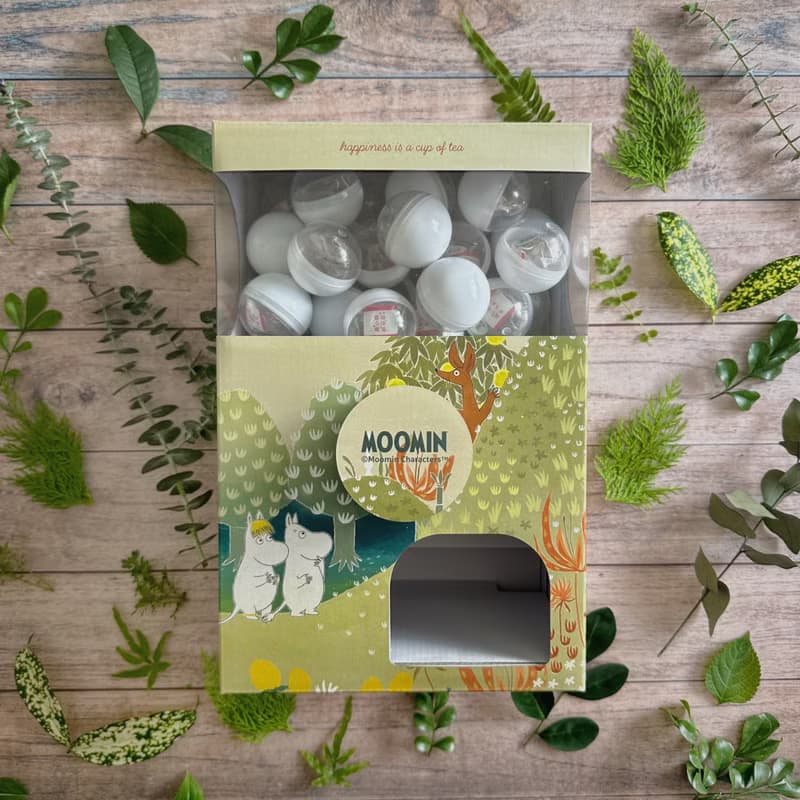 【Pinkoi x Moomin】超限量果茶扭蛋機禮盒 附金句紙條(Moomin)