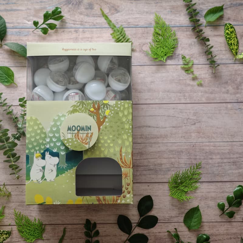 【Pinkoi x Moomin】超限量果茶扭蛋機禮盒 附金句紙條(Moomin)