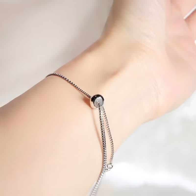 隨形閃靈鑽x海藍寶x天河石手鍊 Free size 淨化/溝能能力/幸運