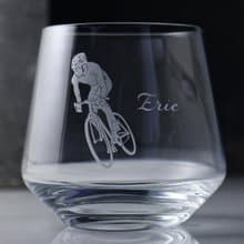 390cc【單車賽】自行車德國蔡司水晶威士忌杯