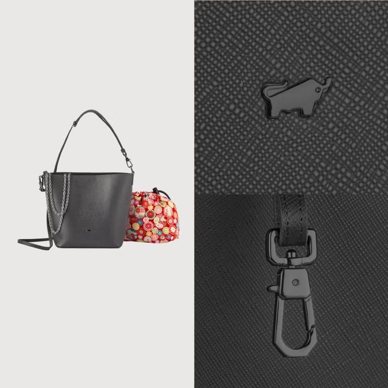 莎蔻拉-A系列 水桶包-黑色/BF857-30-BK