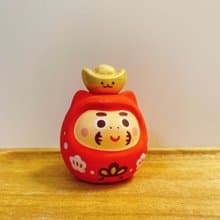 擴香石 | 緣起物系列 | 手繪 元寶招財達摩