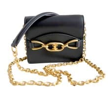 全新CELINE真皮迷你LOGO小廢包卡片套卡包包零錢單邊袋斜孭袋手袋