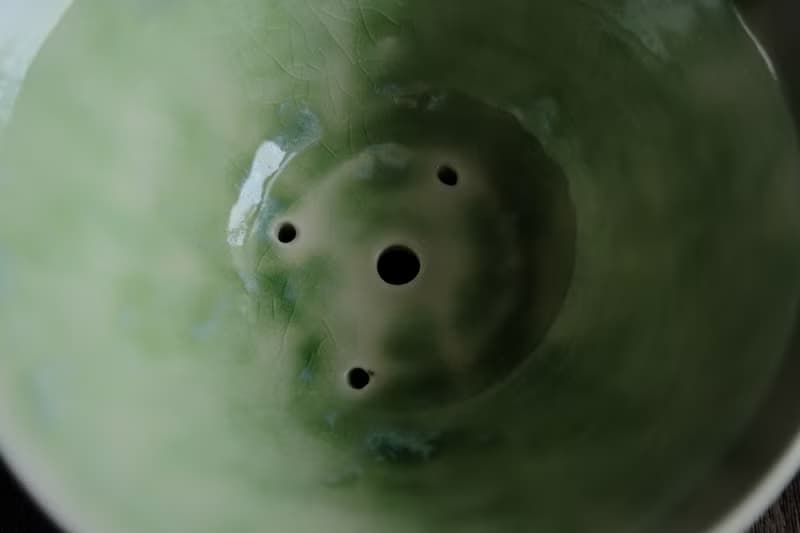 白層・琉璃海・翡・敞口花盆