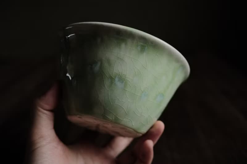 白層・琉璃海・翡・敞口花盆