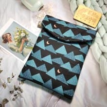 袋物系列-美國限量棉布悠深森林山丘款-7.8吋電子書保護套-收納袋