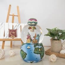 環遊世界 熱氣球 水晶球音樂盒 生日情人節聖誕禮物 療癒紓壓