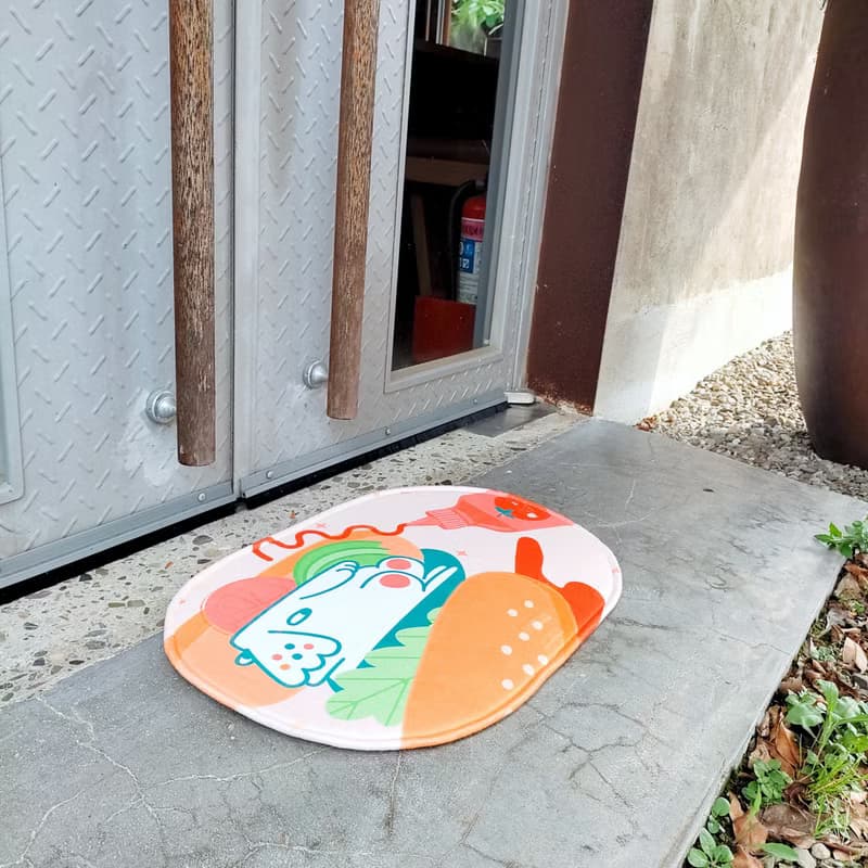 狗屁堡 搞笑地墊 搞怪地墊 造型地墊 創意腳踏墊 吸水地墊 文創