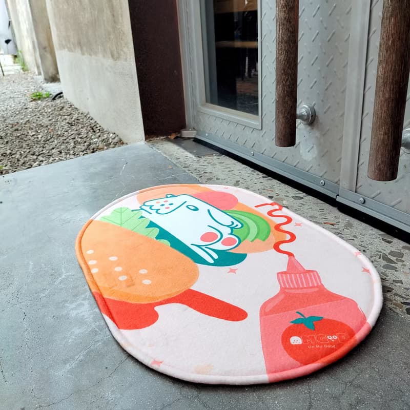 狗屁堡 搞笑地墊 搞怪地墊 造型地墊 創意腳踏墊 吸水地墊 文創