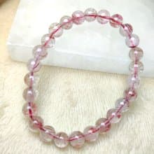 紅銅髮晶 Copper Rutilated Quartz 手串 手鍊 天然水晶 7.5-12mm