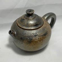 【送禮首選】藏菁ㅣ柴燒嵌蓋手拉坯壺